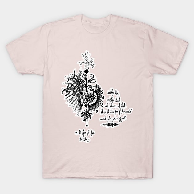 q74 : the garden of delights T-Shirt by dy9wah